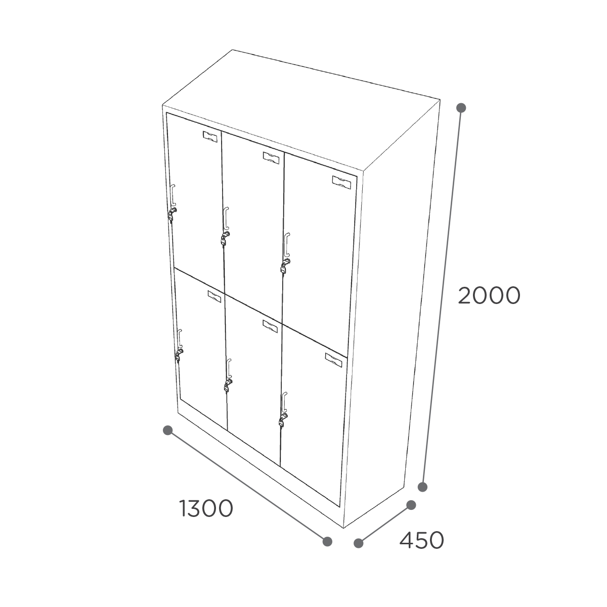 Laboratorium Cabinet/Locker_002 - Image 3