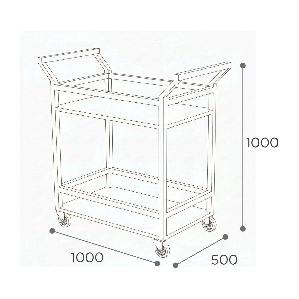 Medical Trolley 3 - Image 4